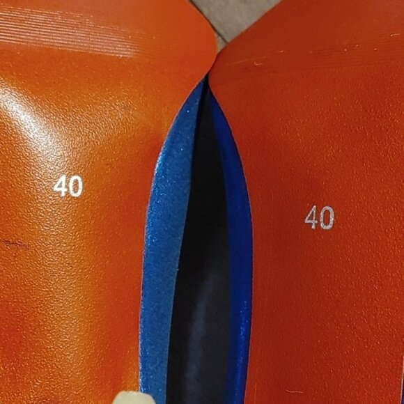 Fashion sprinkle blue high heels shoes size 40 - Picture 10 of 10